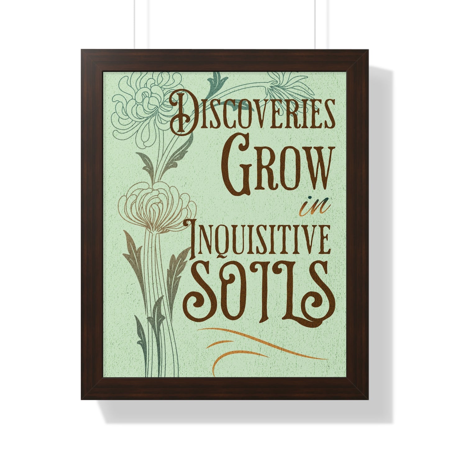 Discovery Grows Framed Wall Art