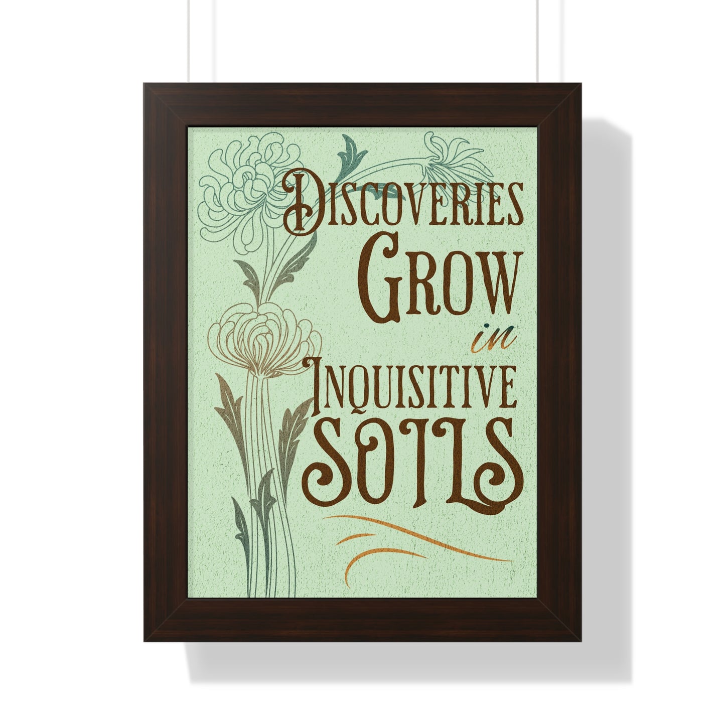 Discovery Grows Framed Wall Art