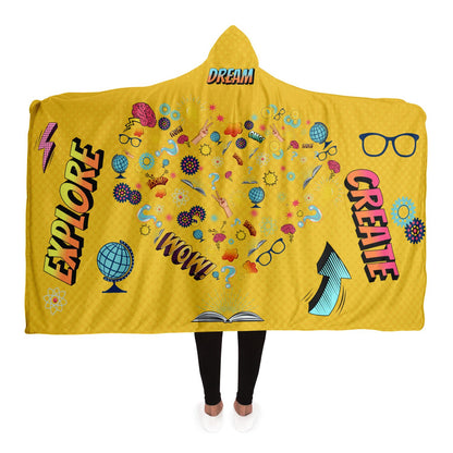 Scholarly Snuggle Hooded Blanket