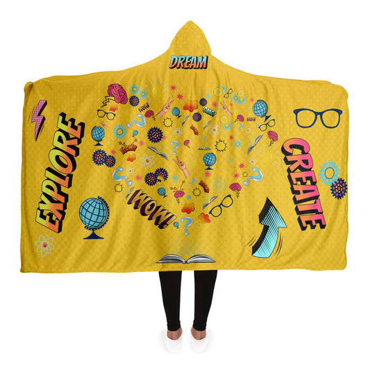 Scholarly Snuggle Hooded Blanket